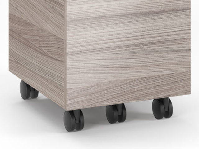 The 6907 pedestal rests on locking casters ensuring that it is only on the move when you want it to be.